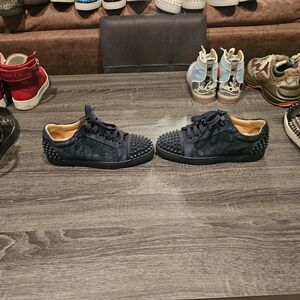 Navy Suede Christian Louboutins